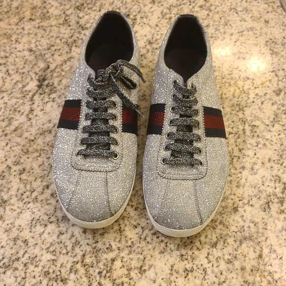mens gucci glitter shoes